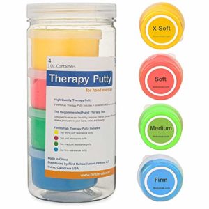 color-coded therapy putty